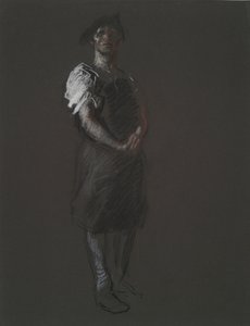 Studio per la figura di un lavoratore, in