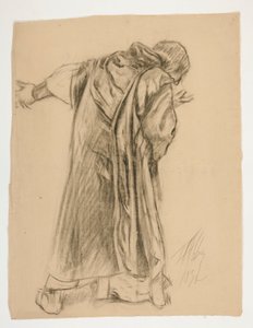 Studio di Sir Galahad, per uno dei murali da La ricerca del Santo Graal (una serie di quindici dipinti per la Biblioteca Pubblica di Boston, completata nel 1901)