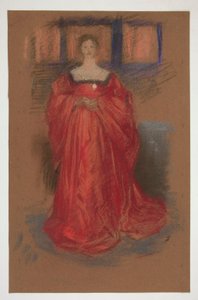 Studio di una donna in costume rinascimentale