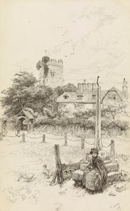 Il parroco da Edwin Austin Abbey