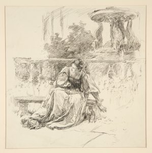 La lettera strappata, da Atto I, Scena ii, Due Gentiluomini di Verona da Edwin Austin Abbey