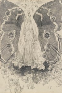 Titania, illustrazione per Atto II, Scena ii, Sogno di una notte di mezza estate da Edwin Austin Abbey