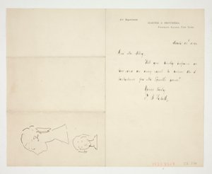 Due schizzi di un busto