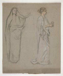 Due donne: studio per da Edwin Austin Abbey