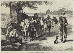 Tempi tranquilli, uno schizzo su Hampstead Heath da Edwin Buckman