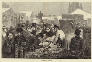 La fiera della cipolla di Birmingham (incisione) da Edwin Buckman
