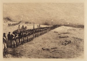 La Sosta della Linea di Battaglia da Edwin Forbes