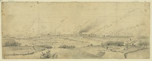 La battaglia di Antietam o Sharpsburg da Edwin Forbes