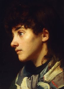 La ragazza di Newlyn, c.1895 da Edwin Harris