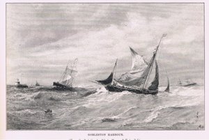 Porto di Gorleston, da The Magazine of Art 1893, Cassell and Company da Edwin Hayes