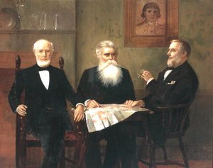 Charles Edwin Wilbour con due cugini