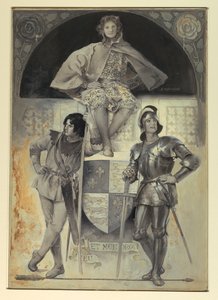 Pagine e cavalieri, frontespizio per "L