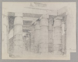 Tempio di Khonsu a Karnak, 1887