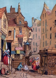 La casa di John Knox, Edimburgo da Edwin Jewitt