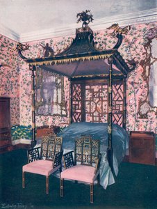 La stanza cinese Chippendale a Badminton House da Edwin John Foley