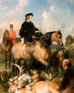 La regina Vittoria nel Windsor Home Park, 1865 da Edwin Landseer
