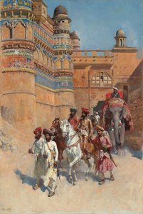 Il forte di Gwalior, Madhya Pradesh da Edwin Lord Weeks