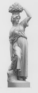 Il raccoglitore di frutta, inciso da E Roffe dalla statua di E Wolff da Edwin Roffe