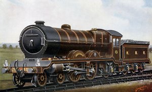 Attraverso il Quarto Ponte: Il motore tipo "Atlantico" Aberdoniano per la North British Railway da Edwin Thomas Rudd