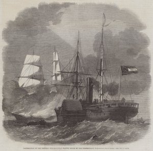 Distruzione del Mercantile Federale Harvey Birch da parte della Nave da Guerra Confederata Nashville