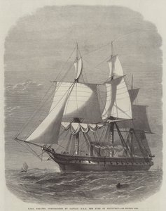 HMS Galatea, commissionata dal Capitano HRH il Duca di Edimburgo