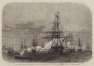 HMS Galatea riceve l