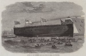 Varo della fregata corazzata di Sua Maestà Ocean a Devonport