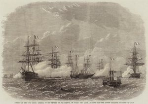 Apertura del Canale di Suez, Arrivo dell