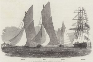 Regata del Royal Victoria Yacht Club, la Gara per la Coppa di Sua Maestà da Edwin Weedon