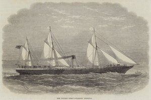 La Nave a Vapore Dundee Hibernia da Edwin Weedon
