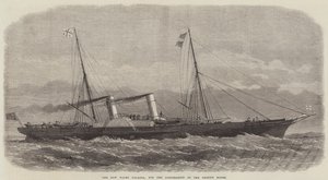 Il nuovo yacht Galatea, per la Corporazione della Trinity House da Edwin Weedon