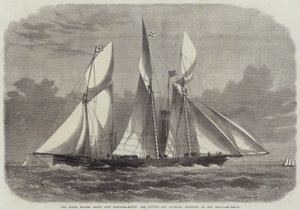 La regata del Royal Thames Yacht Club, lo Xantha e il Gloriana girano al Nore da Edwin Weedon