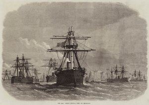 La guerra, flotta corazzata francese al largo di Helgoland
