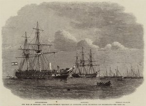 La guerra in Danimarca, lo squadrone austro-prussiano a Cuxhaven dopo la sua sconfitta a Helgoland da Edwin Weedon
