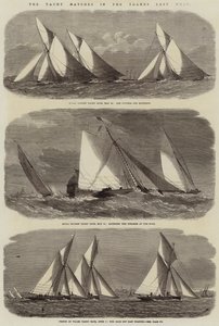 Le gare di yacht nel Tamigi la scorsa settimana da Edwin Weedon