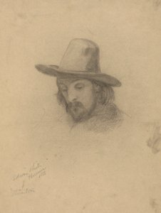 Edward Winslow, schizzo per la firma del Patto nella cabina del Mayflower