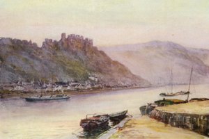 Il Reno: Rheinfels e St Goar da Effie Jardine
