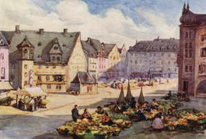 Il Reno: Il mercato, Magonza da Effie Jardine