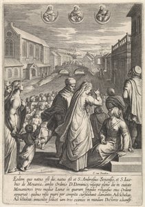 Apparizione di tre domenicani da Egbert van Panderen