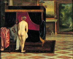 La moglie di Candaulo scopre il nascondiglio di Gige