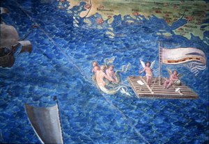 Zattera di Cherubini (dettaglio) da Egnazio Danti