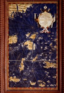 Le Isole Molucche Mappa realizzata da Egnazio Danti (1536-1586) matematico, cosmografo e architetto italiano. Intorno al 1567. Firenze, Palazzo Vecchio, Sala del Mappamondo da Egnazio Danti