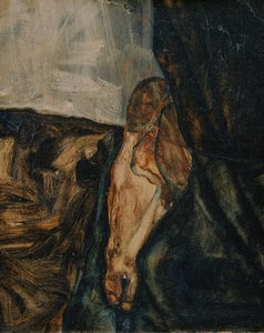 Die Eremiten (olio su tela) da Egon Schiele