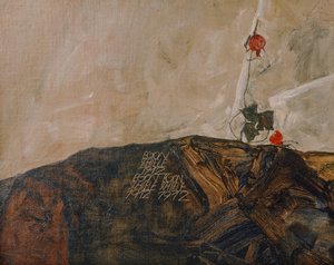 Die Eremiten (olio su tela) da Egon Schiele