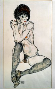 Nudo femminile seduto