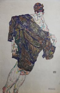 Figura con Mantello da Egon Schiele