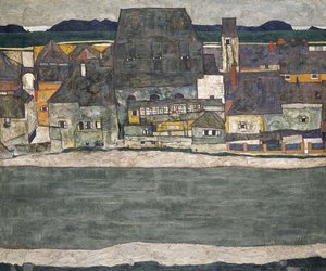 Case sul fiume La città vecchia, 1914