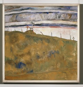 Kalvarienberg (dipinto su tela) da Egon Schiele