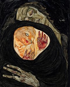 La madre morta da Egon Schiele