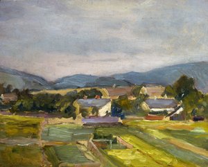 Paesaggio in Austria settentrionale, 1907 da Egon Schiele